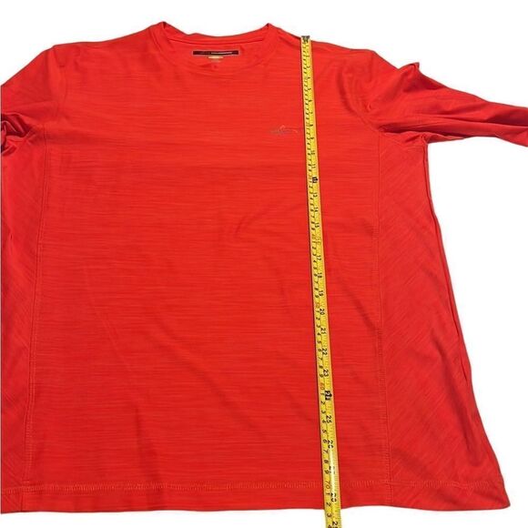 Greg Norman Collection Red Long Sleeve Crew Neck Tee Men's Medium - Picture 10 of 11